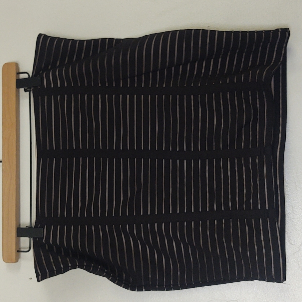 Y2K Wet Seal Black Sheer Nude Lined Mini skirt sz XL Wom